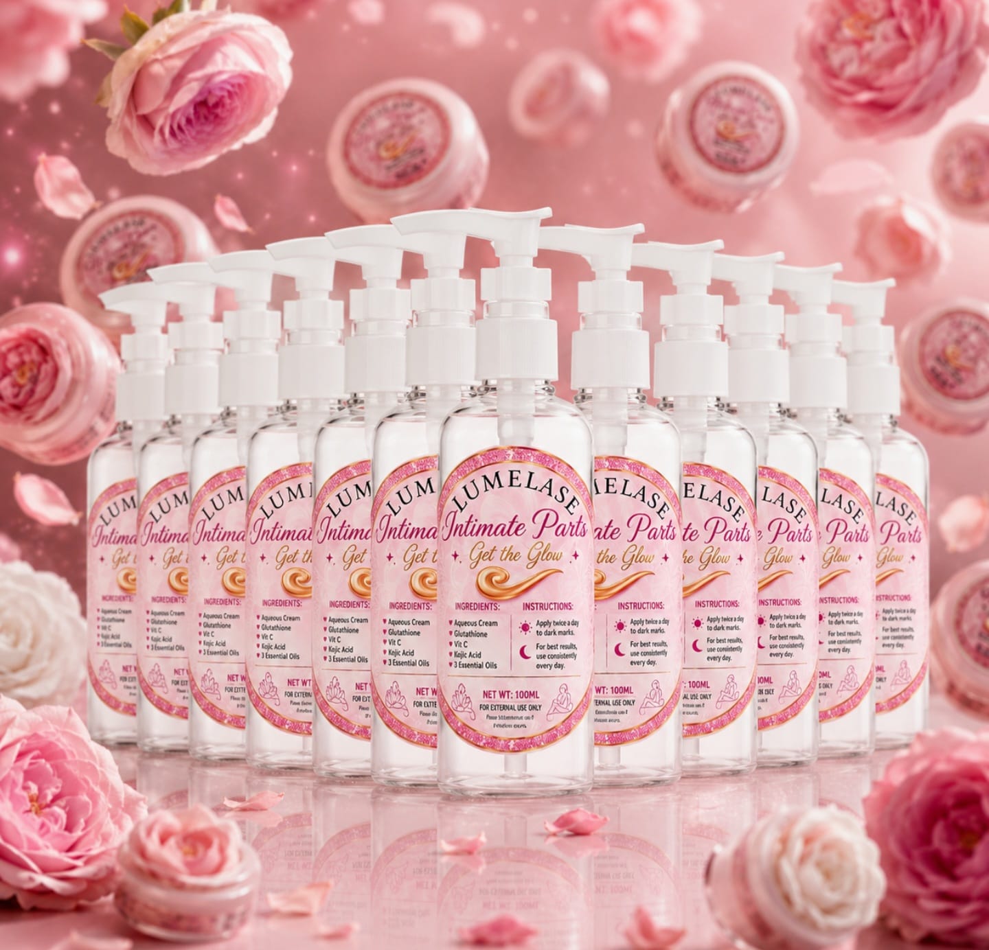LumeLase Intimate Parts Lotion 100ml
